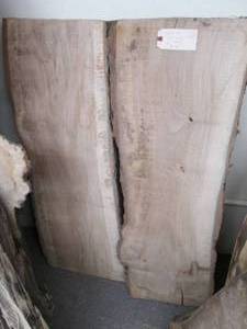 lot 52 image: (2) Wood Pieces 49.5X17.5X2...