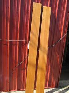 lot 91 image: (2) Gymnasium  Seat  Boards 90.5X7...