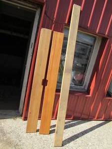 lot 106 image: Gym seat boards (2) 74.5 X 9.5 (1) 2 X 6 X 96...