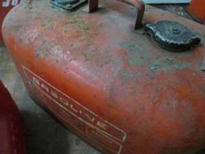 lot 118 image: (2) Boat Gas Cans & 1 Small Vintage...