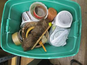 lot 151 image: Humidifier, Vintage Brushes, Glass,...