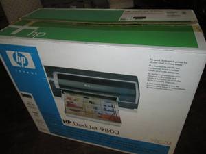 lot 186 image: HP Desk Jet 9800 Untested...