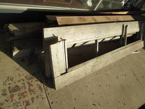 lot 196 image: Large Lot of Wood Includes Hand Hew...