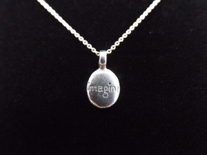 lot 41 image: .925 Sterling Silver IMAGINE Pendant Necklace