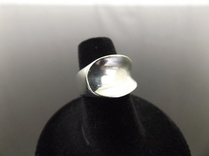 lot 81 image: .925 Sterling Silver Styled Post Modern Ring Size 5.75