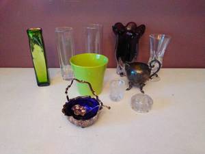 lot 64 image: Collection of Vases & More