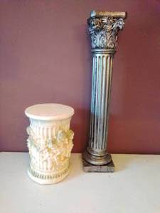 lot 51 image: Two Decorative Pillars