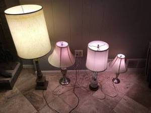 lot 110 image: Five Lamps