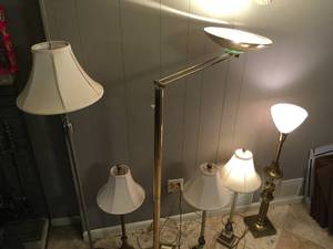 lot 111 image: Six Lamps