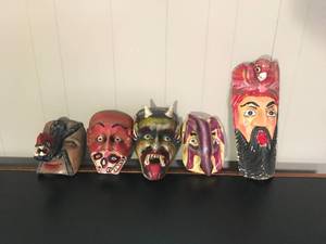 lot 114 image: Five Masks