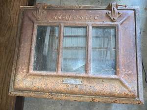lot 49 image: Vintage Coal Chute 18 12 x 24  Majestic