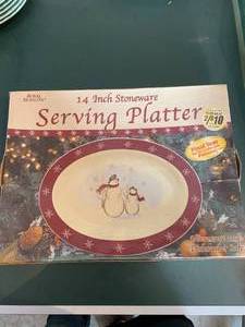 lot 185 image: Snowman Dish Set