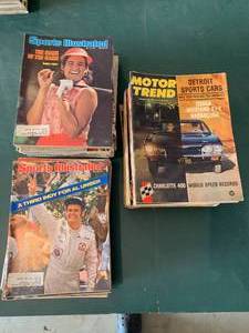 lot 159 image: 60s and 70s Motor Trend and Sports Illustrated Magazines