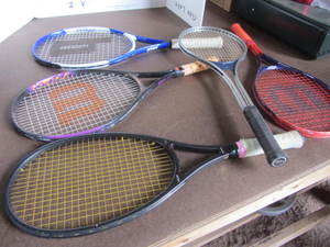 lot 67 image: Tennis Raquets