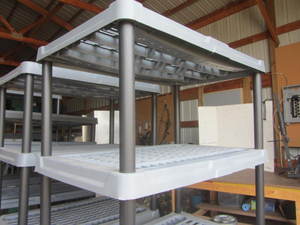 lot 97 image: Plastic Shelving