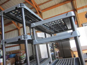 lot 98 image: Plastic Shelving