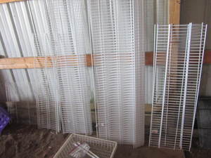 lot 116 image: Coated Wire Closet Shelving