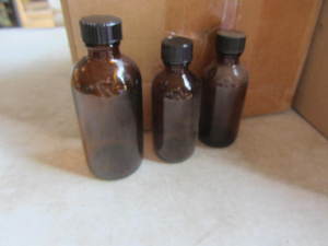lot 168 image: Amber Glass Bottles