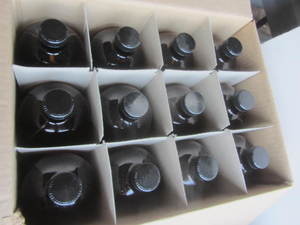 lot 164 image: Amber Glass Bottles