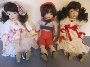 lot 181 image: Handmade Dolls