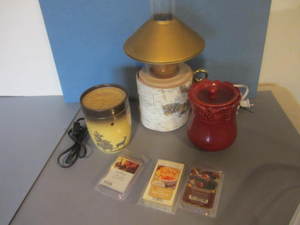 lot 192 image: Birchbark Candleholder, Wax Melters