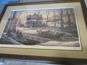 lot 205 image: Homeward Bound By Terry Redlin