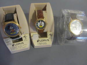 lot 219 image: Mickey Mouse Watches