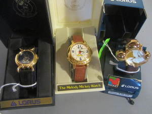 lot 221 image: Mickey Mouse Watches