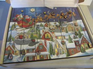 lot 228 image: New Wooden Advent Calendar