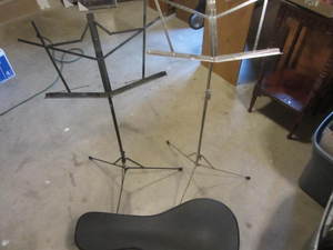 lot 231 image: Music Stand, Mandolin Case