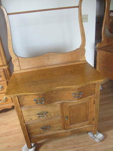 lot 156 image: Antique Oak Commode