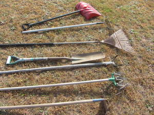 lot 235 image: Garden Hand Tools