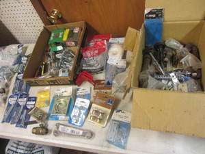 Lag bolts, wood screws, barrel bolt...