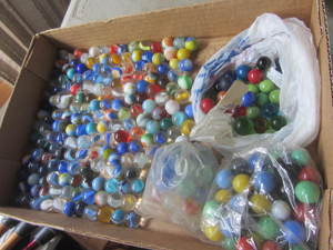 Marbles including gaming, Akro Agat...