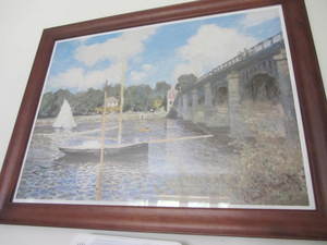 Two sailing prints framed 27x21 ...