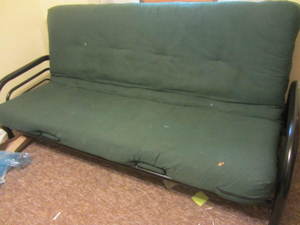 Futon - metal tube frame, 80Lx31D...