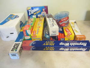 Household papers & Ziplocs, a few a...