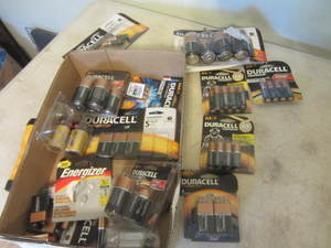 Batteries AA, D, 9V, AAA...