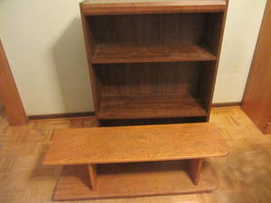 Book shelf 29Wx12Dx42H and boot ...