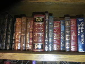 Easton Press leather bound books, 1...
