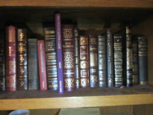 Easton Press leather bound books, 1...