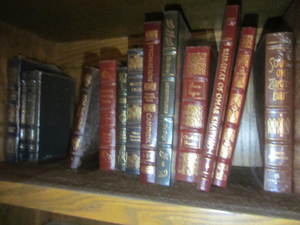 Easton Press leather bound books, 1...