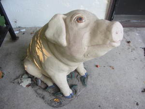 Cement pig - heavy bring help...