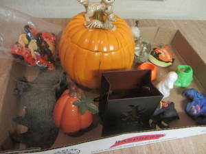 Halloween with cake decorations...