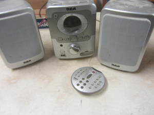 RCA Disc, MP3 with speaker & remote...