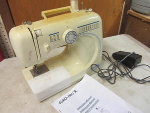 Euro Pro sewing machine, Model 385X...