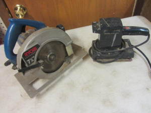 Ryobi circular saw and PowrKraft sa...