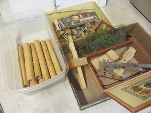 Uilleann pipe reed making tools & s...