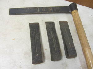Splitting wedges & froe...