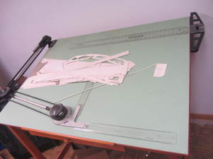 Drafting table, 36x48, Adjustable...